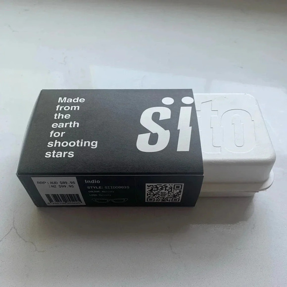 Sito Indio Sunglasses - 52mm - Mercury - NWT with included pouch‎